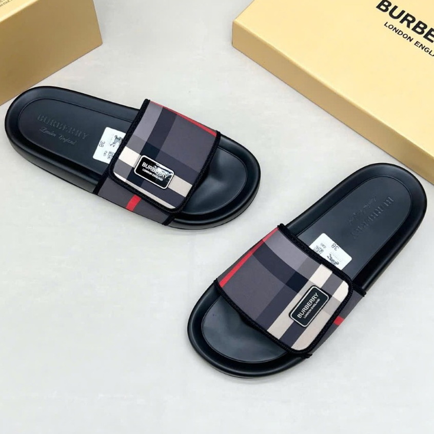 Dép lê nam nữ cao cấp BBR dán quai ngang cực bền, năng động, độc lạ, ngầu, HOT TREND 2025 Full Box