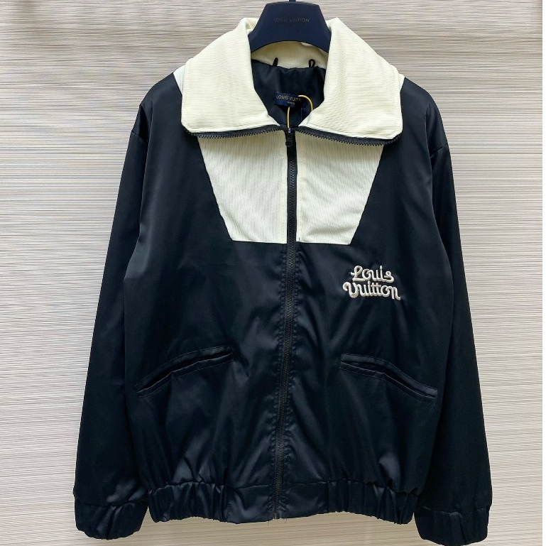 Áo Khoác Hoodie Lv Khóa Zip Phối LOGO Thêu Áo Chất Nỉ Cao Cấp - Áo Khoác Nam Nữ Hot Trend Boy Phố Hàn Quốc