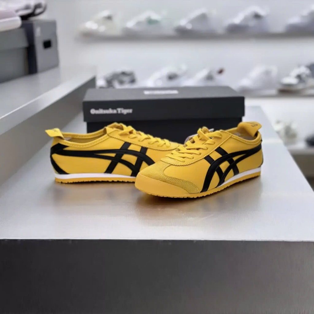 Giày Thể Thao Tiger Vàng sọc Đen Cao cấp full box miễn phí ship Giày onitsuka tiger vàng