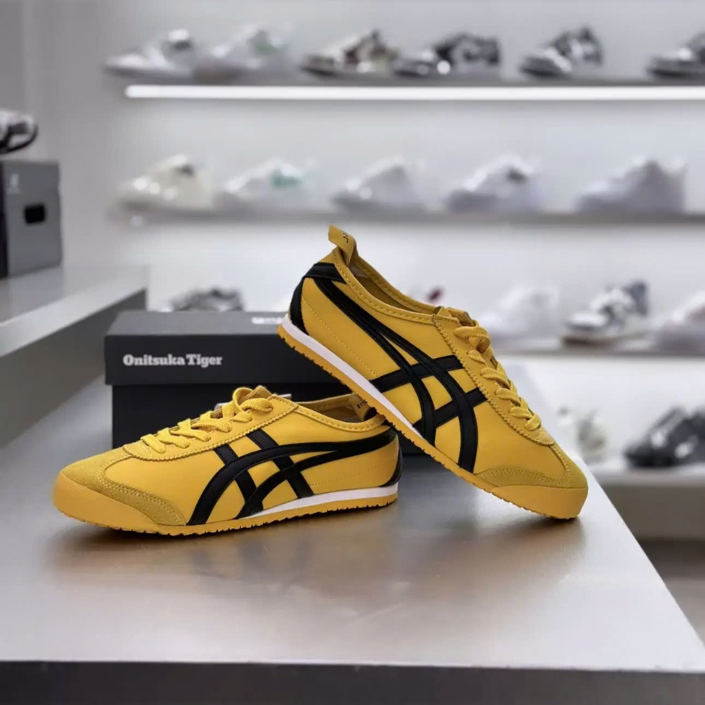 Giày Thể Thao Tiger Vàng sọc Đen Cao cấp full box miễn phí ship Giày onitsuka tiger vàng