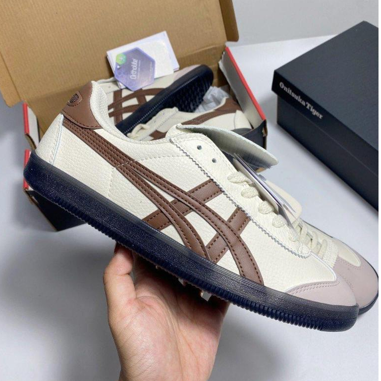 Giày Onitsuka Tiger Tokuten Stay With Me Custom White Brown