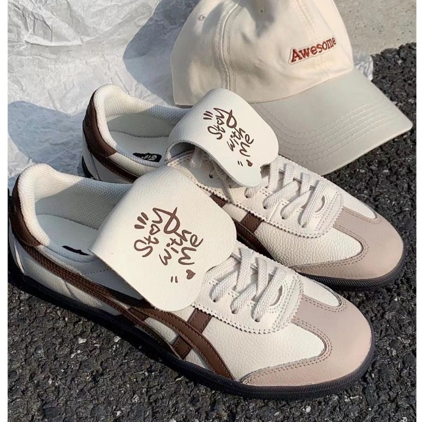 Giày Onitsuka Tiger Tokuten Stay With Me Custom White Brown