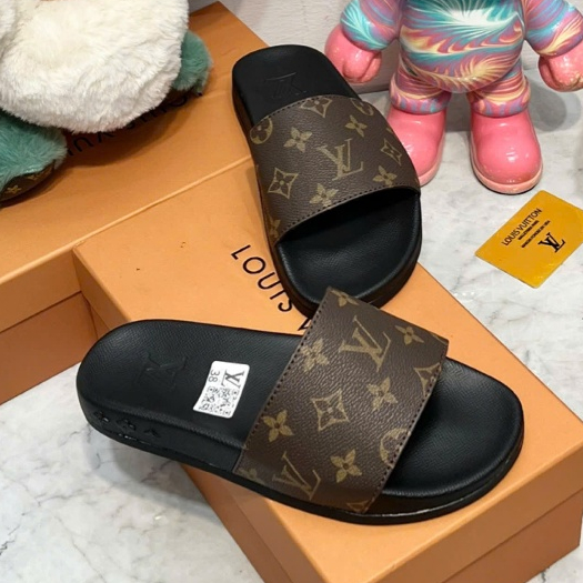 Dép quai ngang kẻ caro cao cấp vân chìm quai da đế pu siêu đẹp size 37 đến 43 -depunisex34