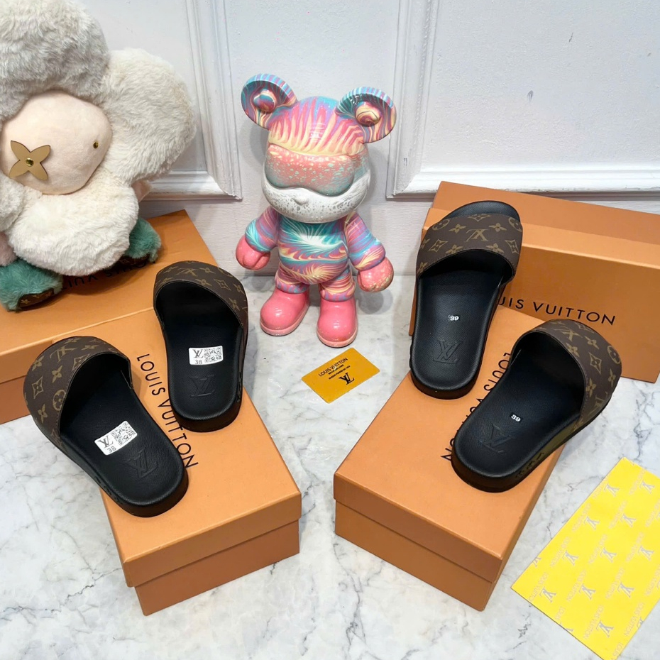 Dép quai ngang kẻ caro cao cấp vân chìm quai da đế pu siêu đẹp size 37 đến 43 -depunisex34