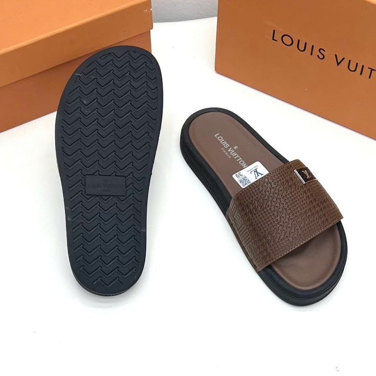 Dép quai ngang nam , Dép Lv bản super cao cấp,Dép LV đúc nổi,Dép boy phố, Dép nam lv,Dép siêu chống nước,Dép lv