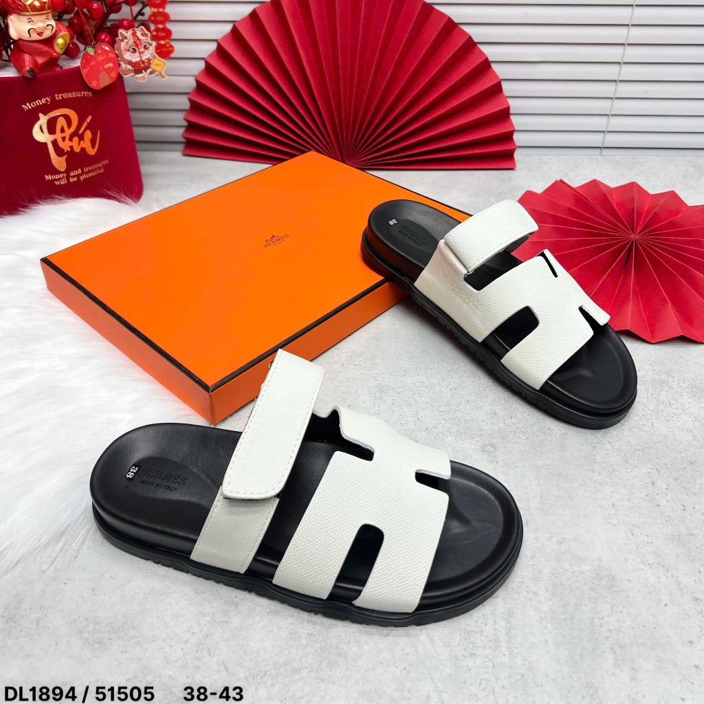 {Khâu Đế} Dép nam quai hậu được khâu quai chắc chắn, da sít cao cấp bền đẹp, sẵn 2 màu đủ size