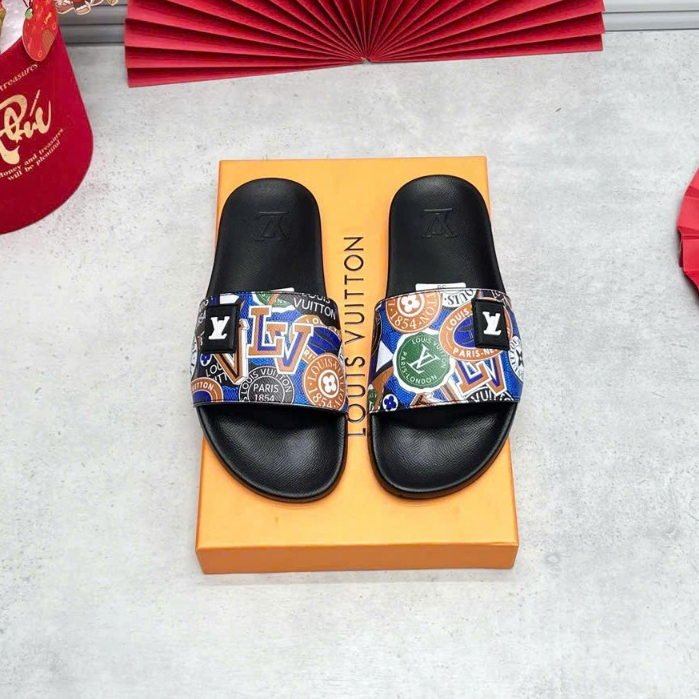 Dép Quai Ngang Da Bò Đế Cao Su NHATLEATHER - NSD-MD3