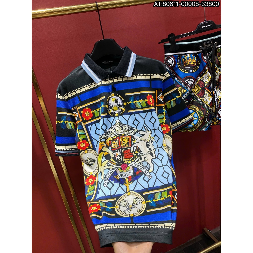 Bộ Áo phông nam nữ boy phố ĐG chất cotton mềm min tag logo ngực kim loại chống han