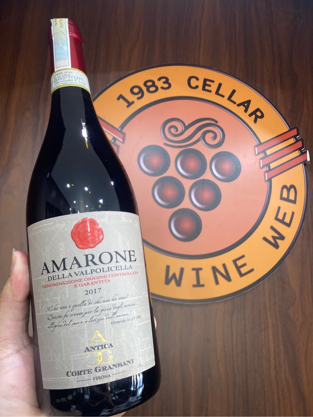 Vang đỏ Ý Amarone Della Valpolicella 2017