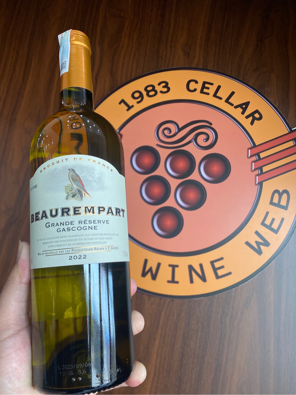 Vang trắng Pháp Beaurempart 2022