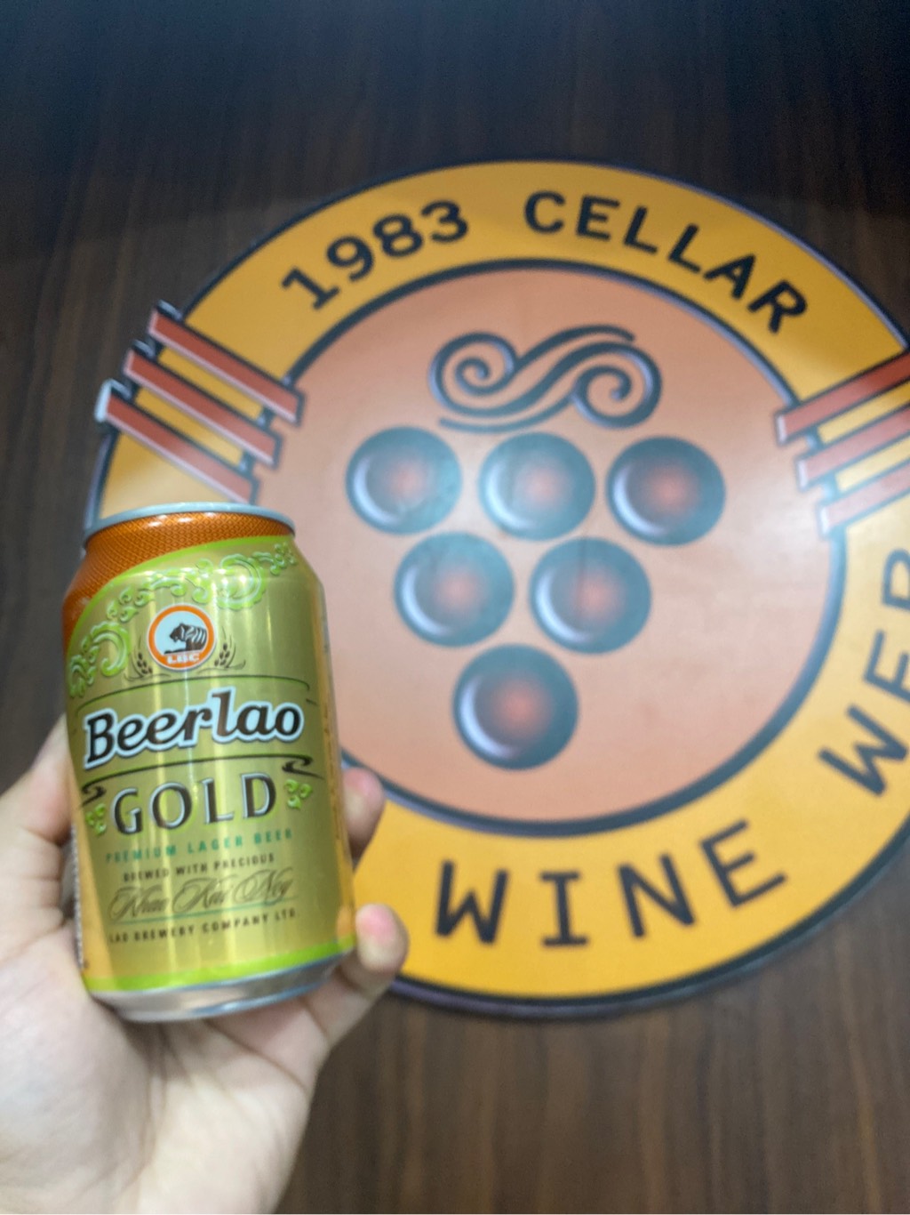 Bia Lào gold lon 330ml