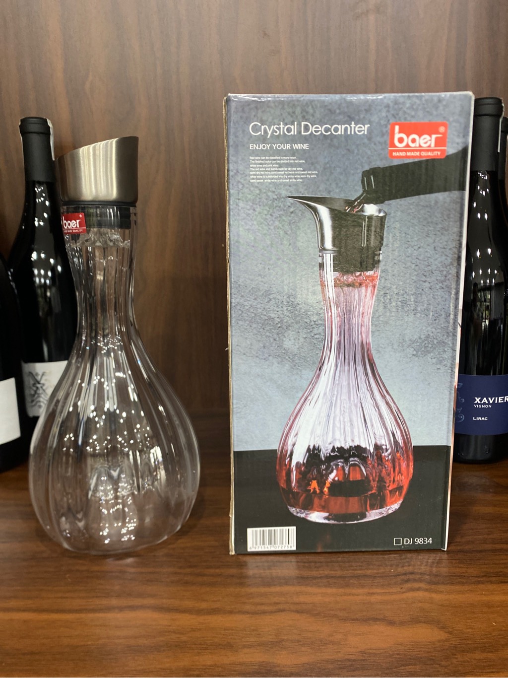 Bình thuỷ decanter kẻ 9834 1l