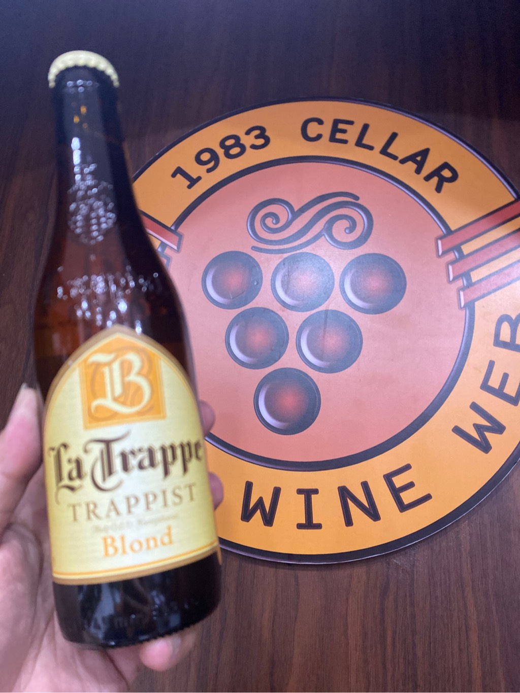 Bia chai La Trappe Blonde