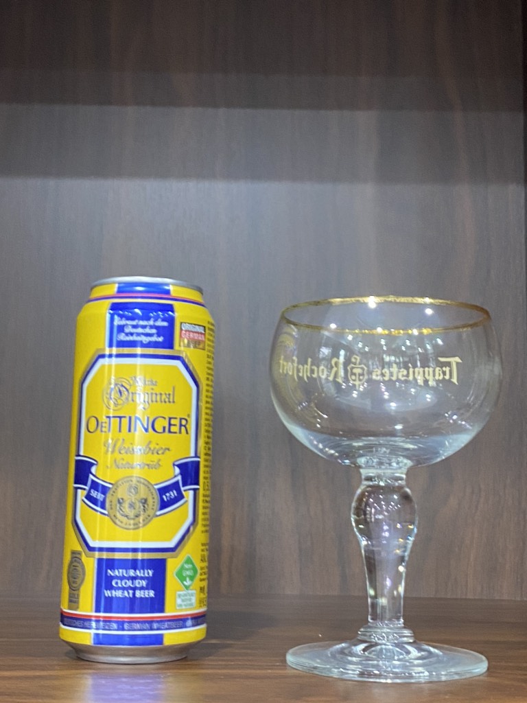 Bia lon béo Oettinger Hefe Weissbier 4,9% 500ml