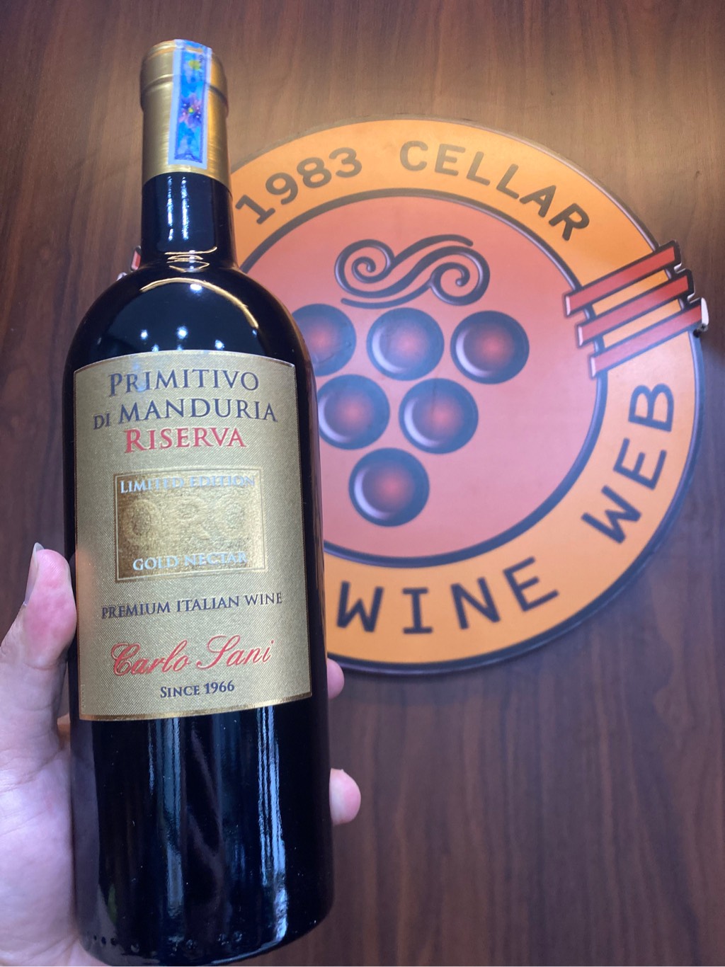 Vang đỏ Ý ORO Sani Manduria Primitivo Resevar 15%