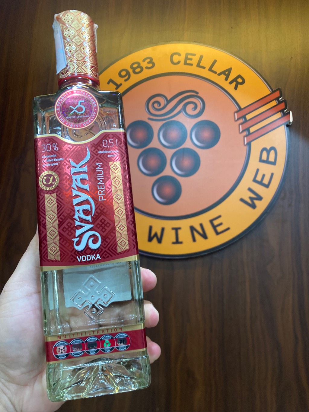 Rượu Vodka X5 500ml