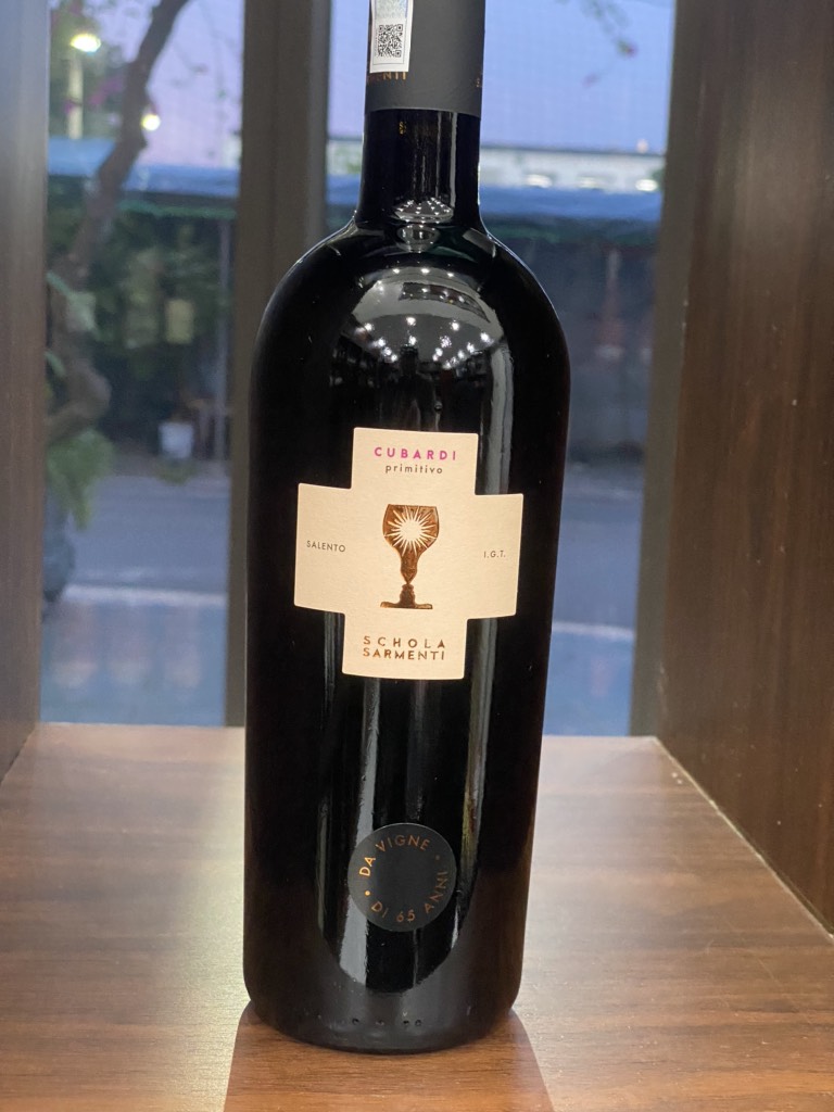 Vang đỏ Ý Chén thánh CUBARDI 2020 15%