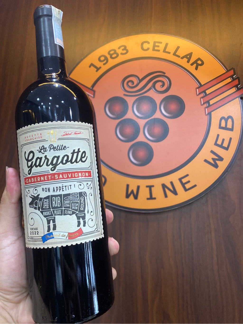 Vang Pháp đỏ La Petite Gargotte Cabernet Sauvignon 2022