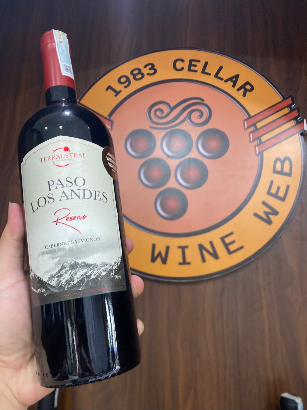 Rượu vang đỏ PASO LOS ANDES Cabernet Sauvignon 2021 Reserva