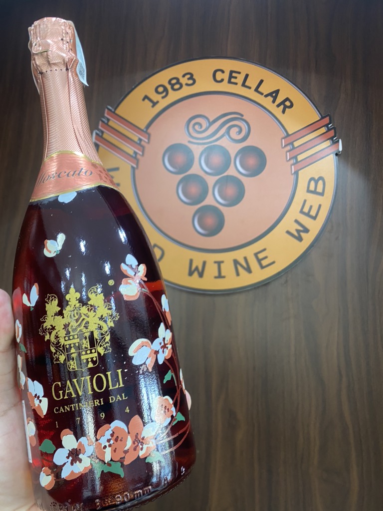 Vang sủi Moscato Rose Gavioli 5,5%