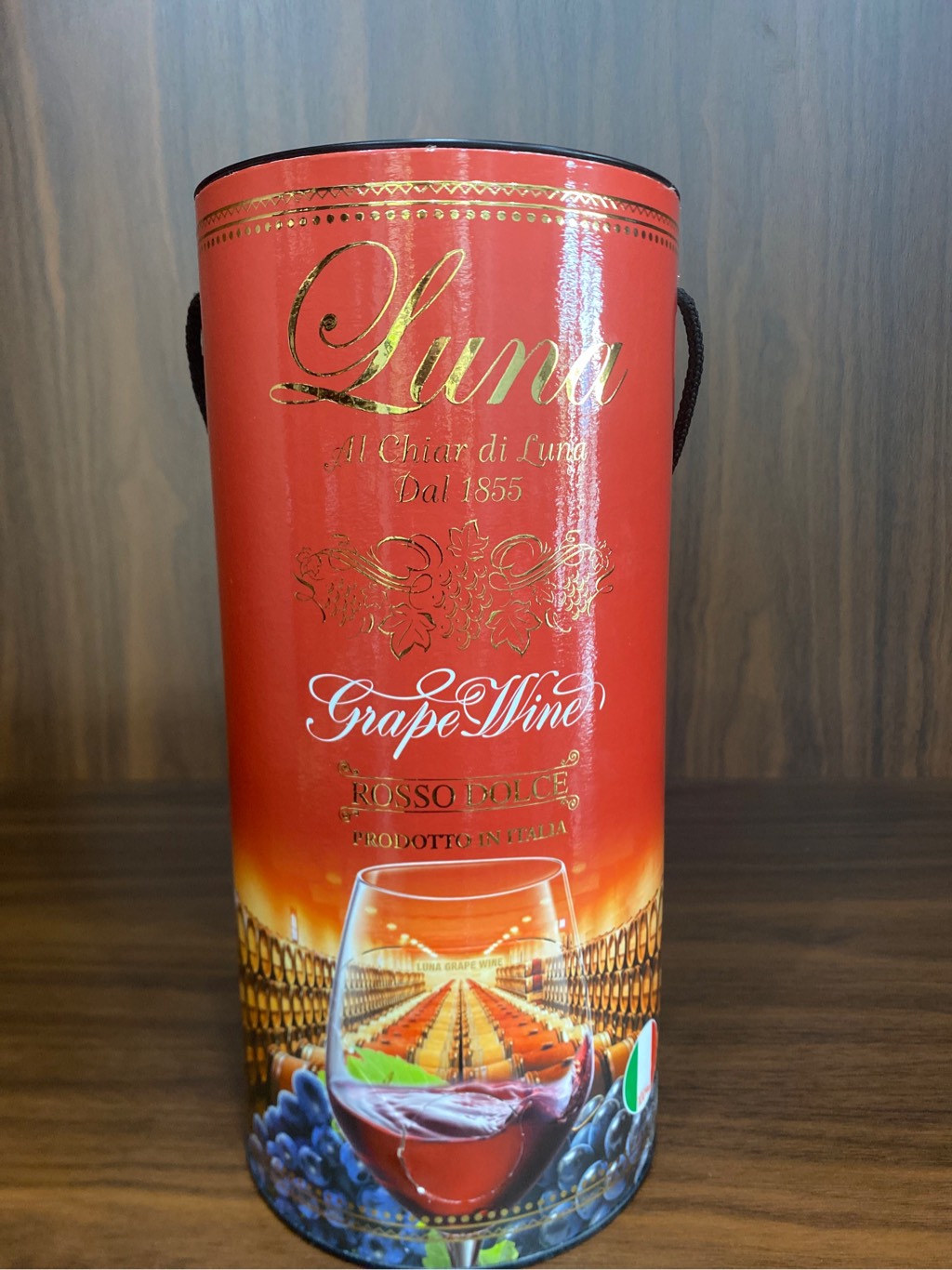 Vang bịch Ý Luna ống 3l