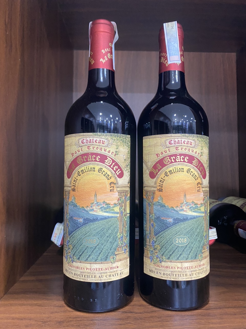 Vang Đỏ Pháp Château HAUT LA GRACE DIEU 2018