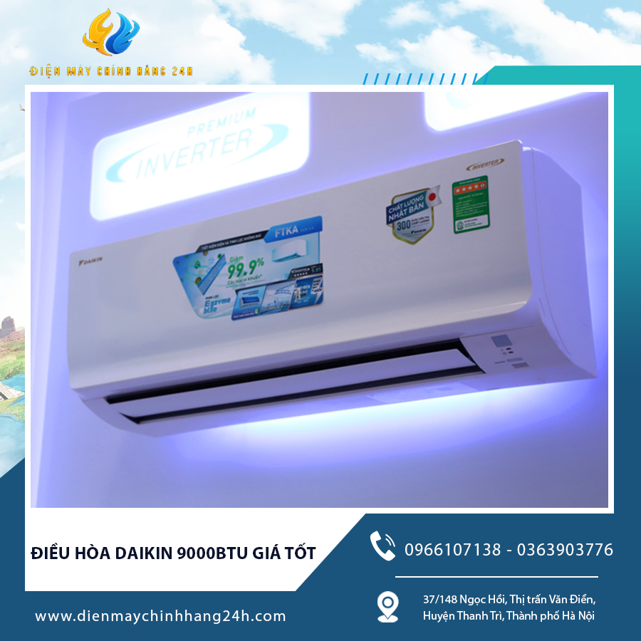 Điều hòa Daikin 9000BTU giá tốt - Giải pháp làm mát tiết kiệm chi phí