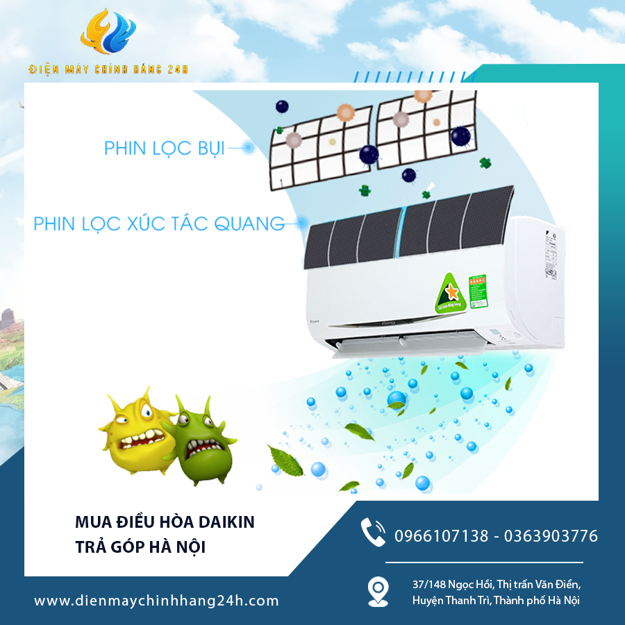 Mua điều hòa Daikin trả góp Hà Nội – Trải nghiệm tiện lợi với chi phí linh hoạt