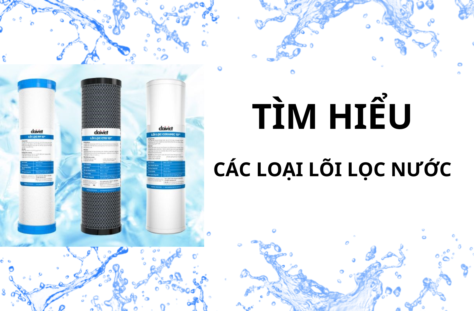 Khám Phá Các Loại Lõi Lọc Nước