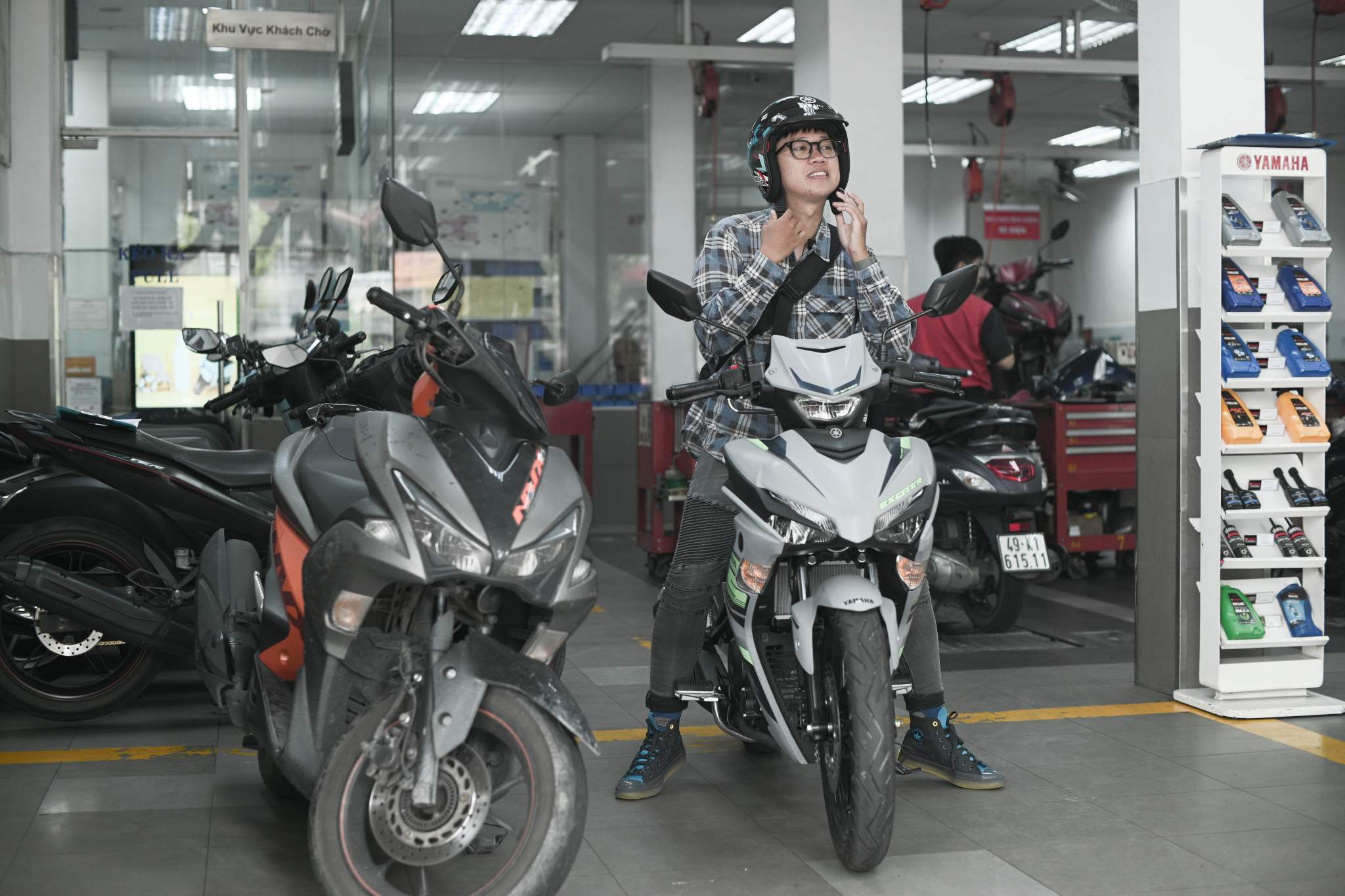 Chưa kiểm định khí thải xe máy từ 1/1/2025