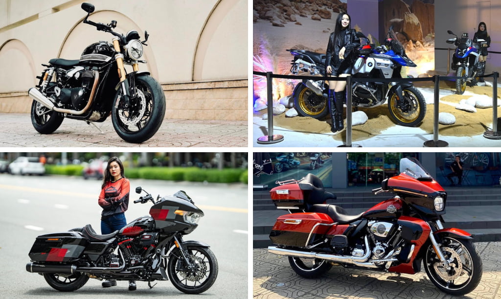 Mô tô phân khối lớn cao cấp trên 1.000cc bùng nổ trong năm 2025 tại Việt Nam