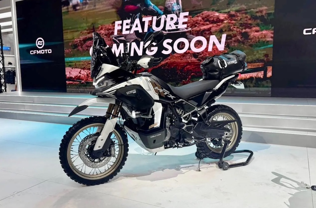 Mượn động cơ của KTM, hãng mô tô Trung Quốc CFMoto đòi đấu Honda Africa Twin với adventure 1000MT-X