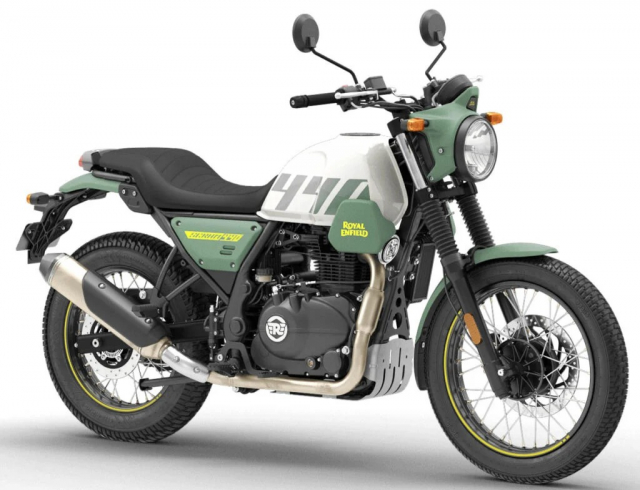 Royal Enfield Scram 440 2025 phong cách đường trường