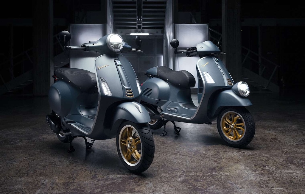 Ngạo nghễ về trình độ kỹ thuật của mình, Vespa tung ra GTV và Primavera bản Officina 8
