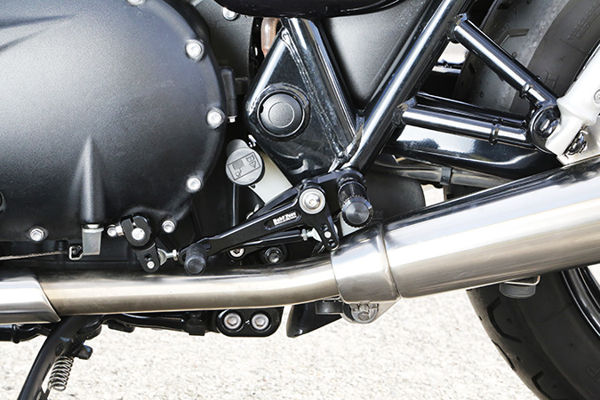 Bộ gác chân Baby Face cho Triumph street Twin/Street Cup, Street Scrambler, T100, T120 - 656KG