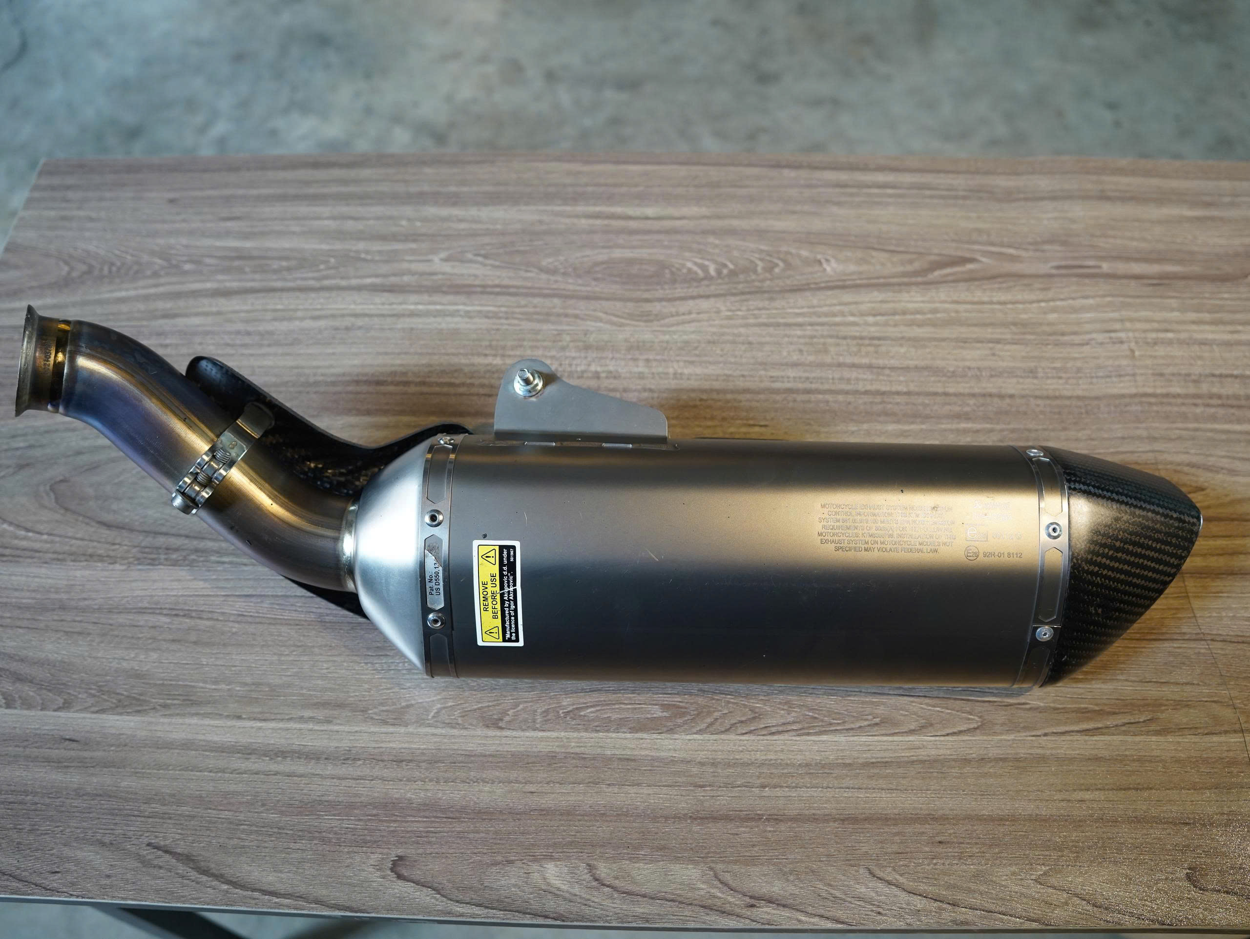 Pô Akrapovic KTM Duke 790 slip-on - 446