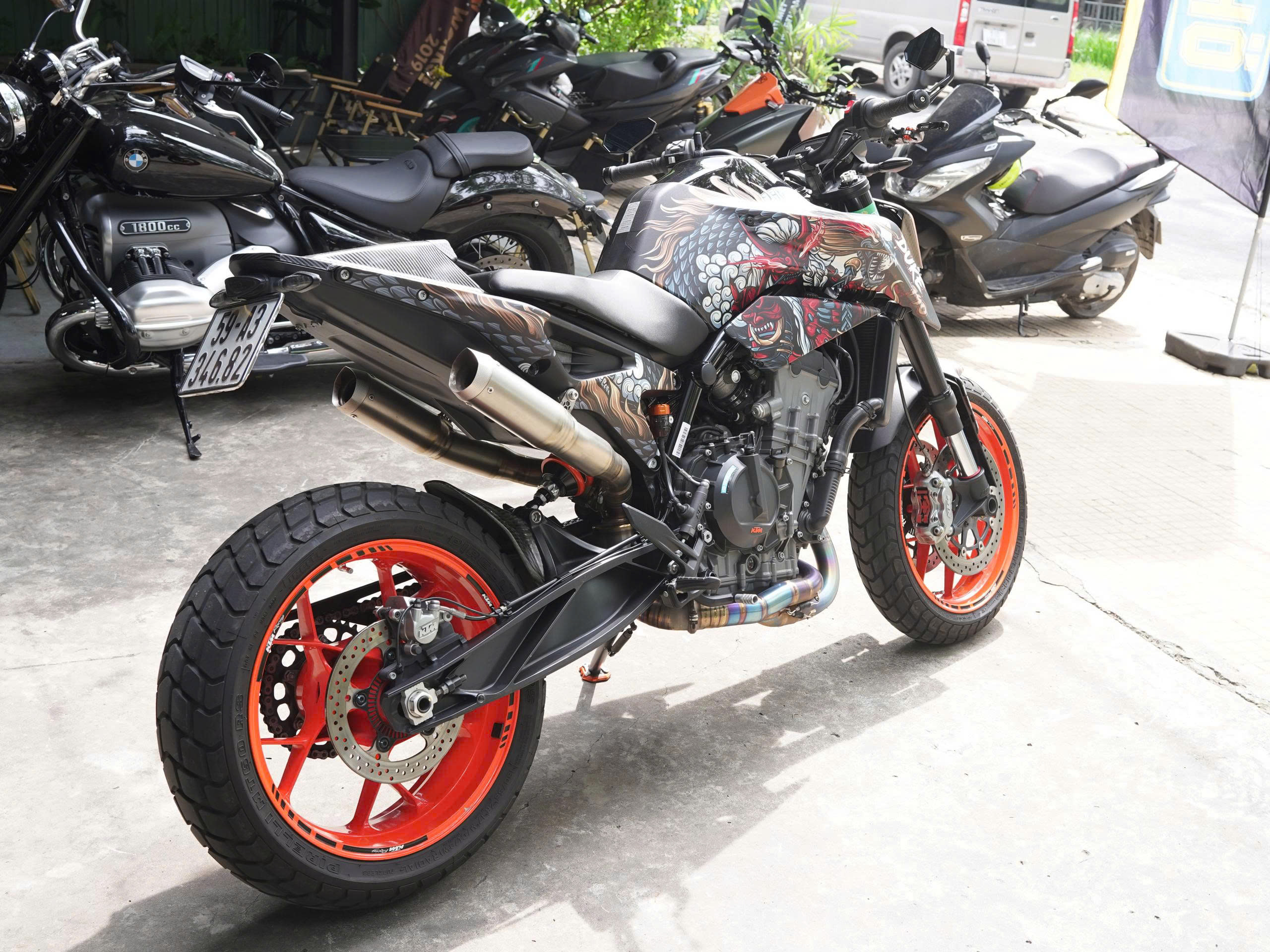 KTM Duke 790 DKLĐ 2022, ODO 13.102 km