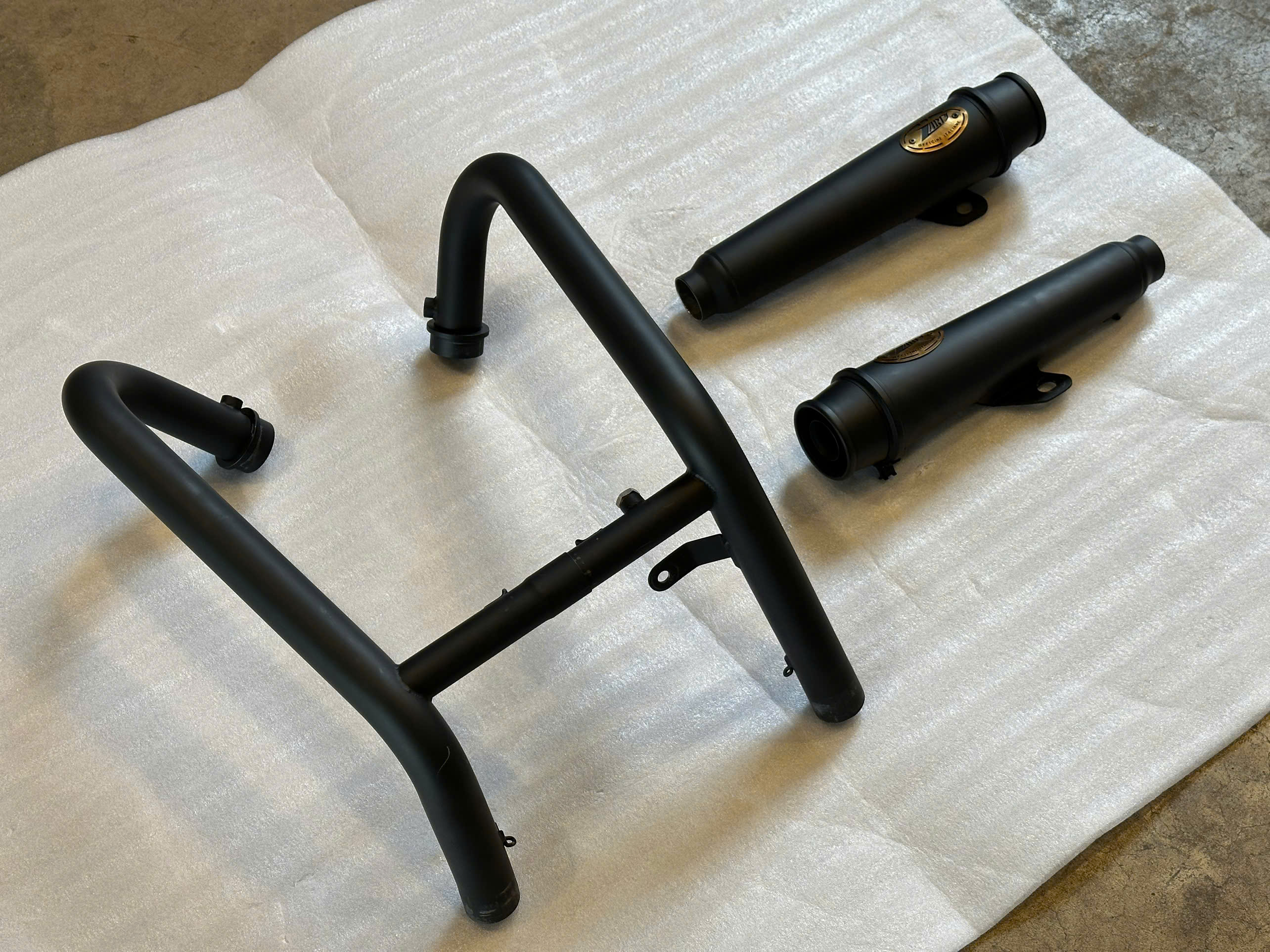 Pô Zard Full system racing ceramic Triumph T100 T120 - Black - 540