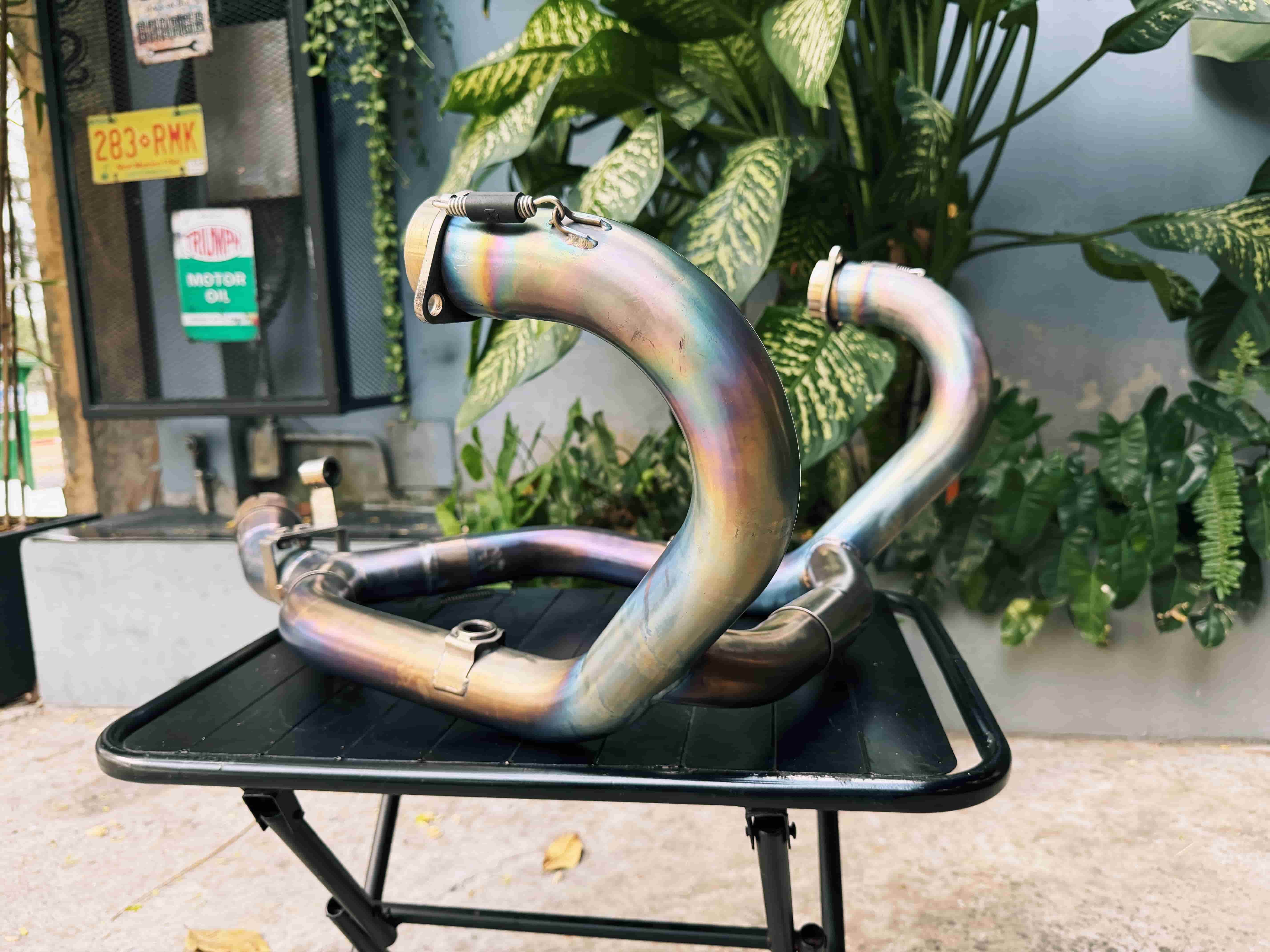 Cổ pô titan zard cho BMW rninet 2014-2022 - 625KG