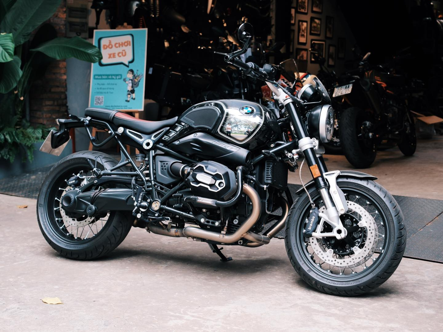 Cổ pô titan zard cho BMW rninet 2014-2022 - 625KG
