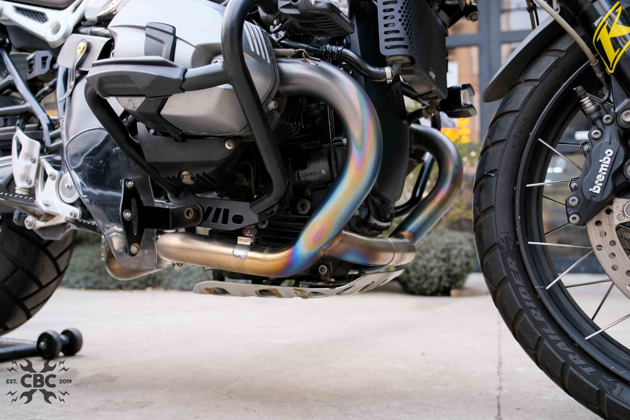 Cổ pô titan zard cho BMW rninet 2014-2022 - 625KG