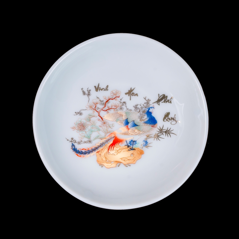 Bộ ấm chén sứ Vinh Hoa Phú Qúy