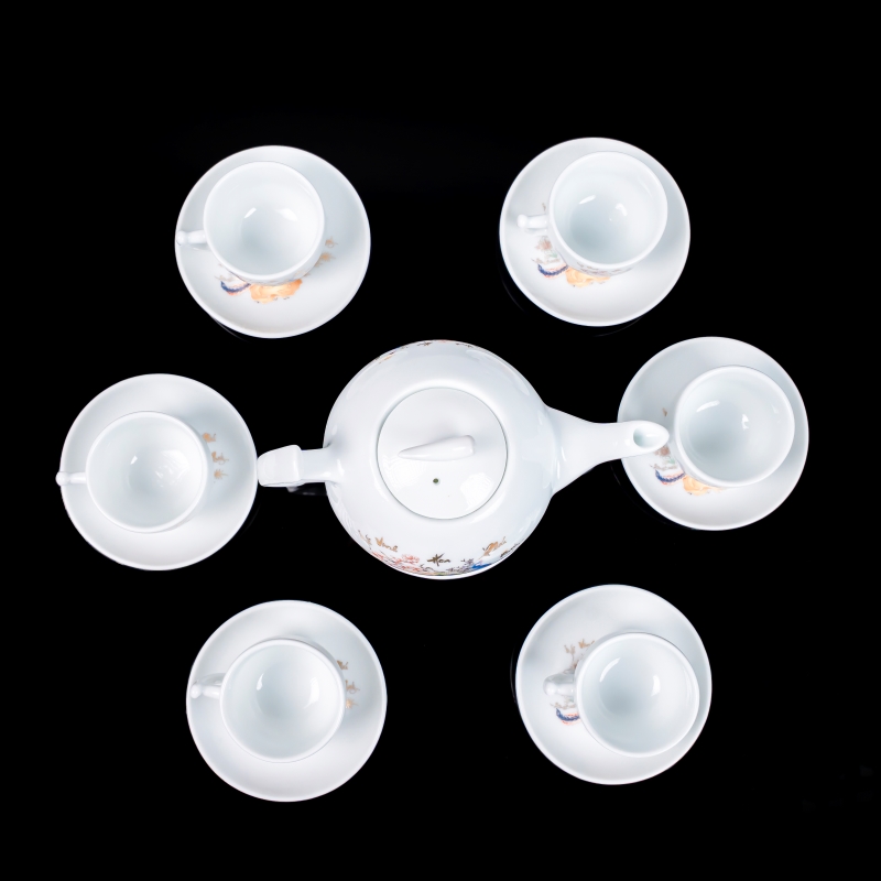 Bộ ấm chén sứ Vinh Hoa Phú Qúy