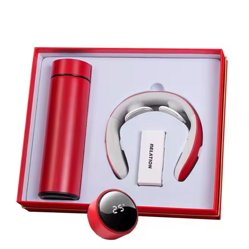 Bộ quà tặng doanh nghiệp Máy nắn cổ sạc lại Ruby