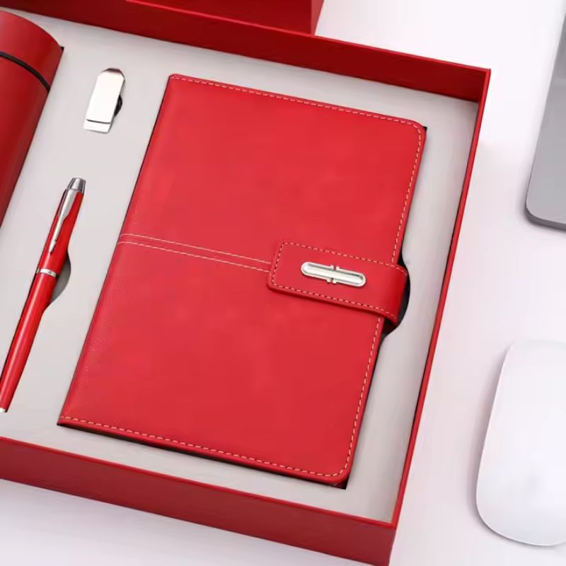 Bộ quà tặng doanh nghiệp Sổ tay, Bút và Bình nước Ruby