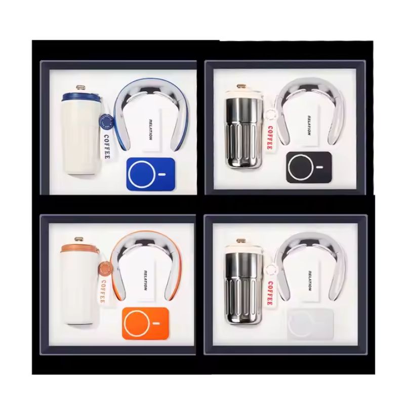 Bộ quà tặng VIP Mát xa cổ và Cốc cà phê Ruby