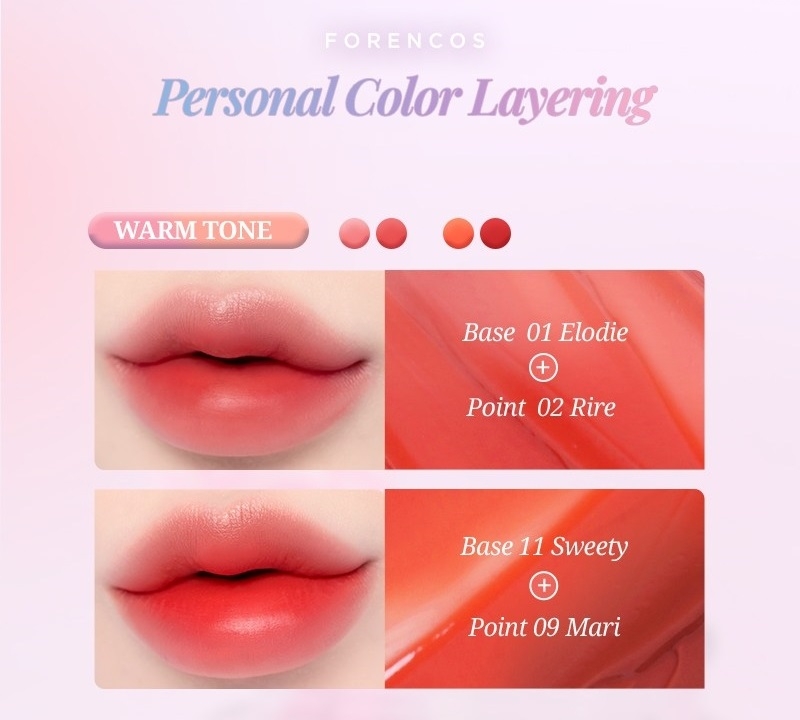 Son Môi Cao Cấp Forencos Soak Tattoo Tint Màu 01