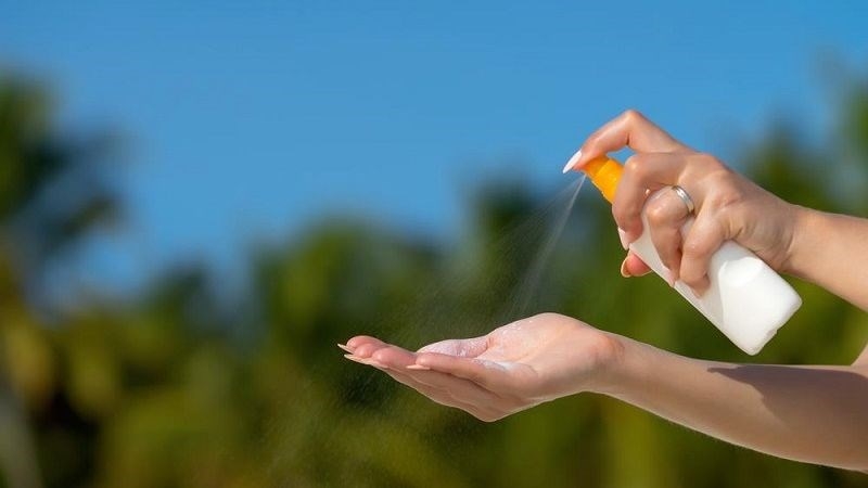 Liều lượng chuẩn sử dụng kem chống nắng xịt