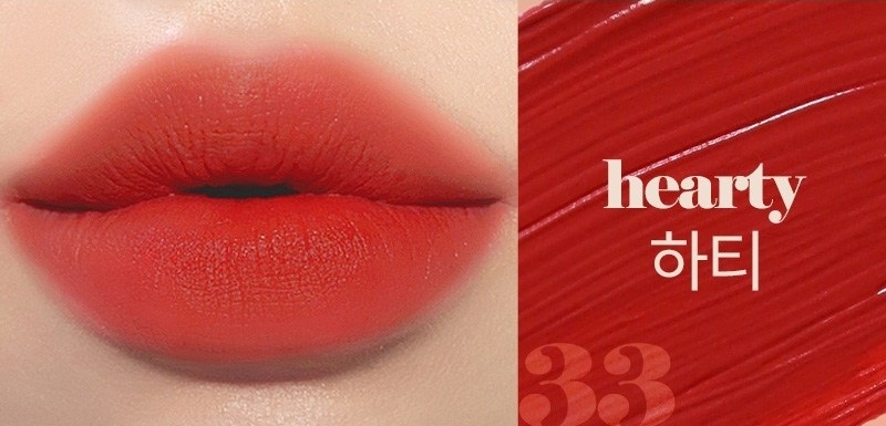 Son Tint Forencos Tattoo Medium Velvet Lip Tint màu Hearty