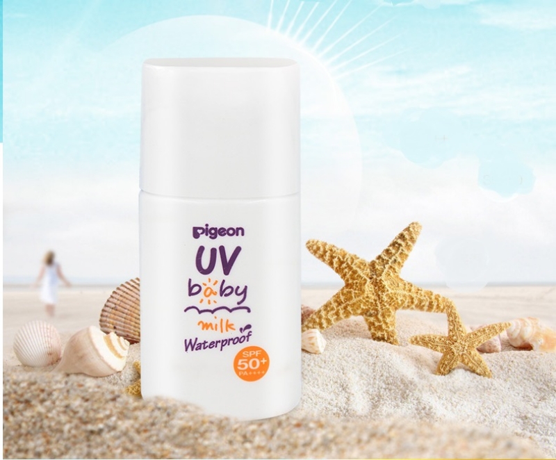 Kem Chống Nắng Pigeon Uv Baby Milk Waterproof